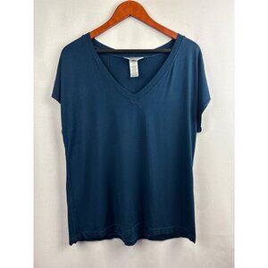 Women’s Hard Tail Size XS Navy Short Sleeve Shirt